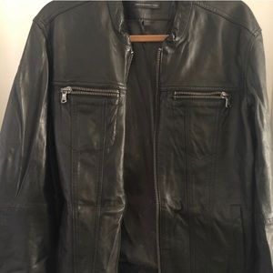 NEW John Varvatos Leather Jacket!